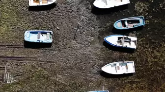 Sapanca Gölü'nde Endişe Veren Manzara Ortaya Çıktı